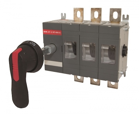 TDM ELECTRIC SQ0744-0204 Рубильник ВНК-37-2 3П 315А с выносной фронтальной ручкой управления и переходником 185 мм TDM